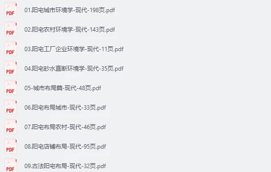 《阳宅布局化解全集9本》传统环境文化集成【免费下载网盘下载pdf下载】
